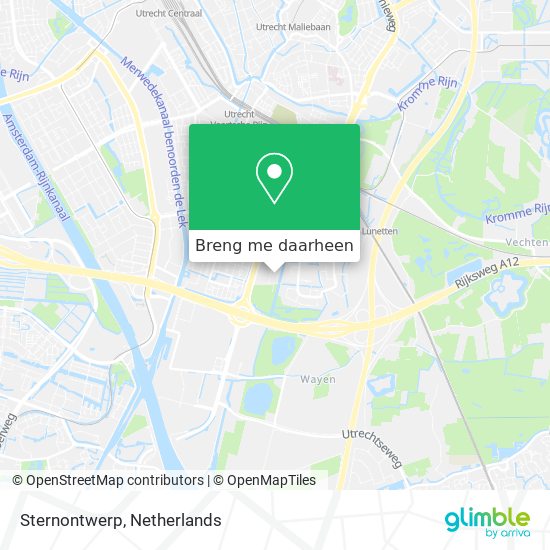 Sternontwerp kaart