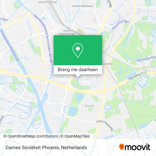 Dames Sociëteit Phoenix kaart