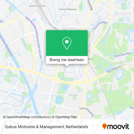 Qubus Motivatie & Management kaart