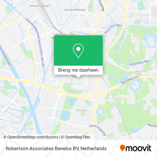 Robertson Associates Benelux BV kaart