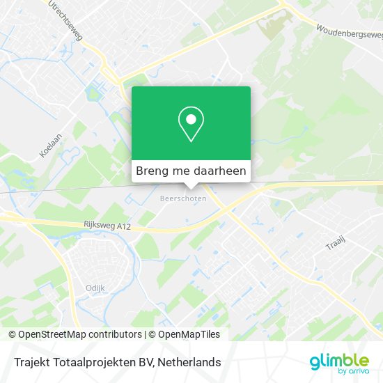 Trajekt Totaalprojekten BV kaart