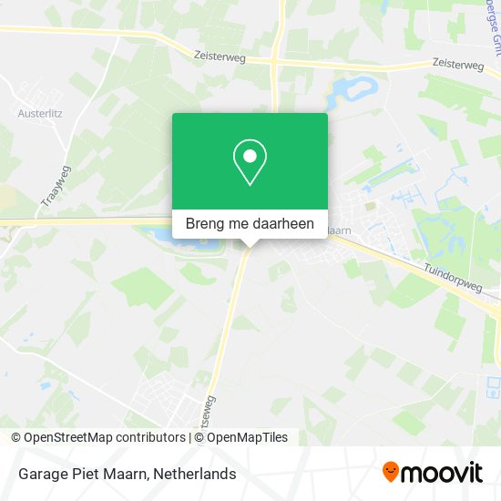 Garage Piet Maarn kaart