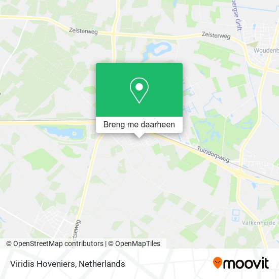 Viridis Hoveniers kaart
