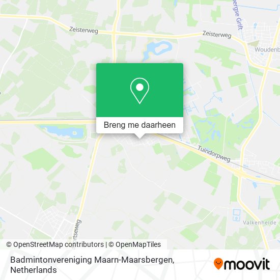 Badmintonvereniging Maarn-Maarsbergen kaart