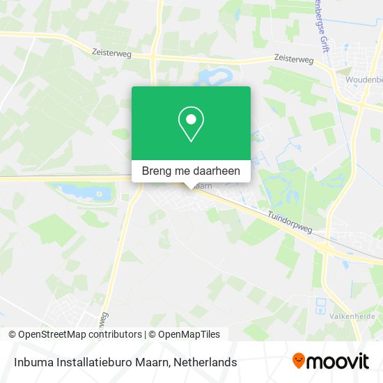 Inbuma Installatieburo Maarn kaart