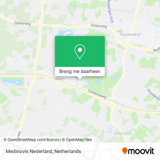 Medinovis Nederland kaart