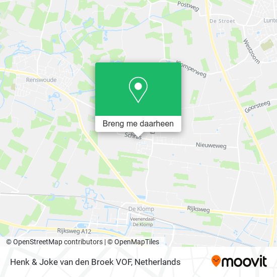 Henk & Joke van den Broek VOF kaart
