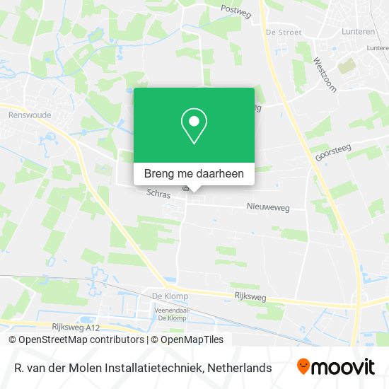 R. van der Molen Installatietechniek kaart