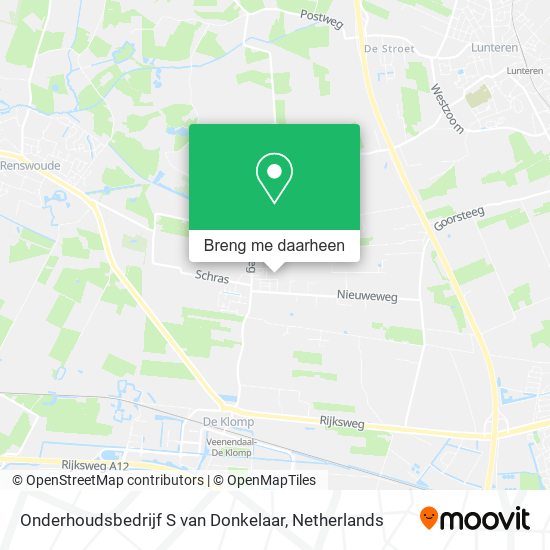 Onderhoudsbedrijf S van Donkelaar kaart