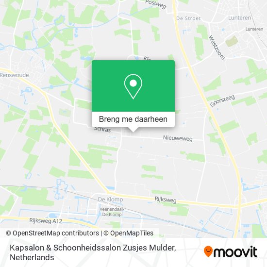 Kapsalon & Schoonheidssalon Zusjes Mulder kaart