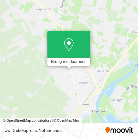 Jw Druk-Express kaart