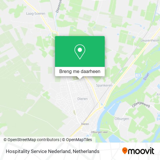 Hospitality Service Nederland kaart
