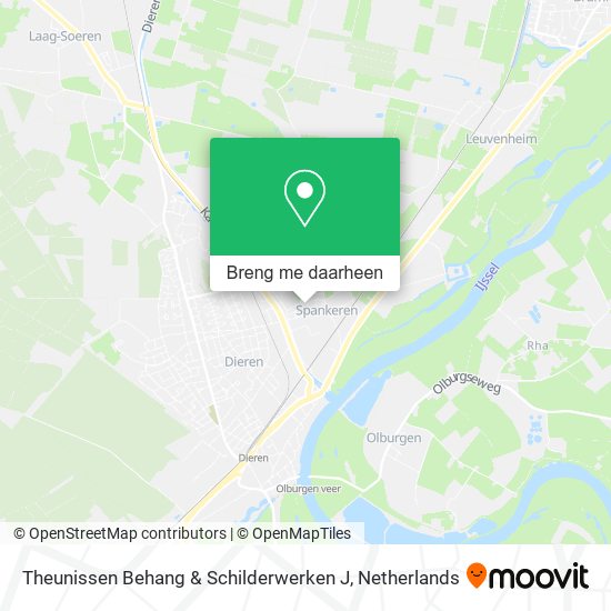 Theunissen Behang & Schilderwerken J kaart