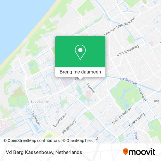 Vd Berg Kassenbouw kaart