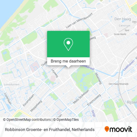 Robbinson Groente- en Fruithandel kaart