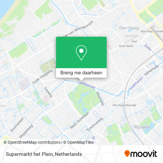 Supermarkt het Plein kaart