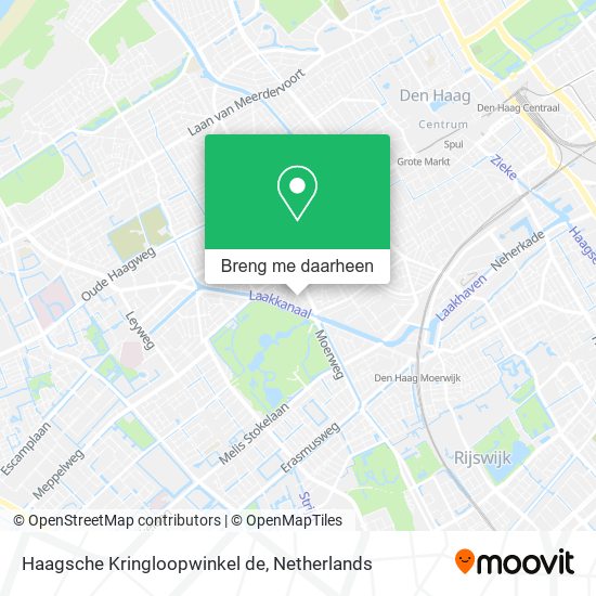 Haagsche Kringloopwinkel de kaart