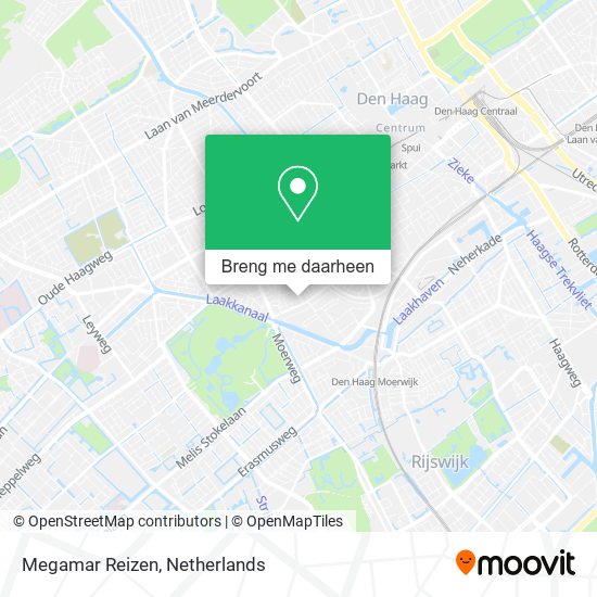 Megamar Reizen kaart