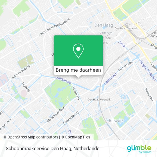 Schoonmaakservice Den Haag kaart