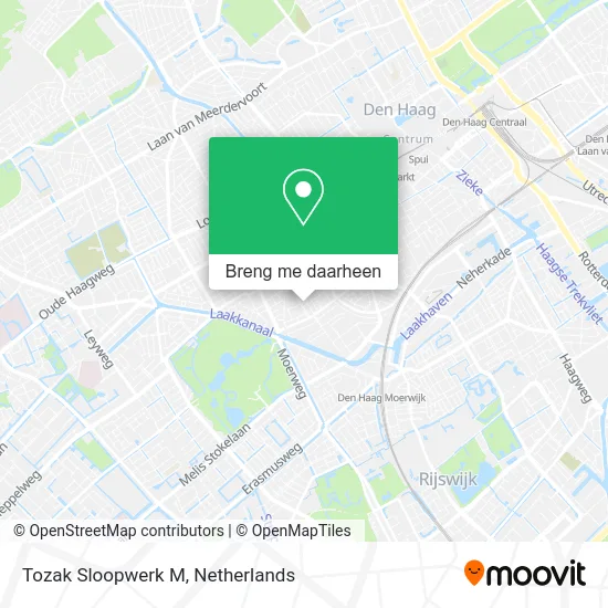 Tozak Sloopwerk M kaart