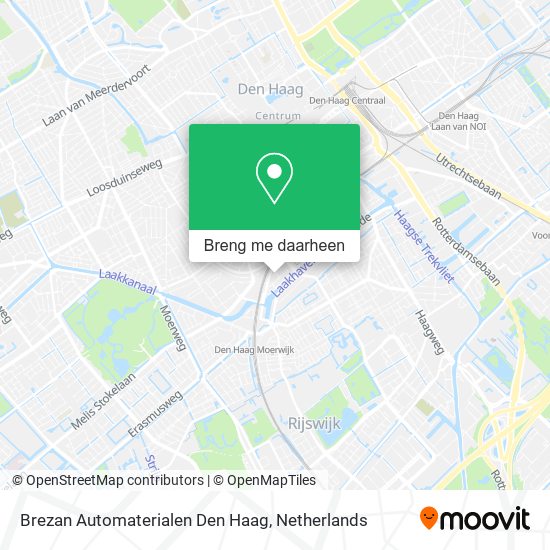 Brezan Automaterialen Den Haag kaart