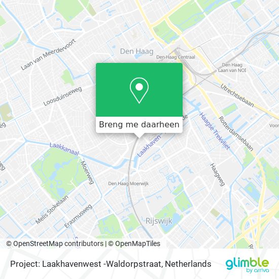 Project: Laakhavenwest -Waldorpstraat kaart