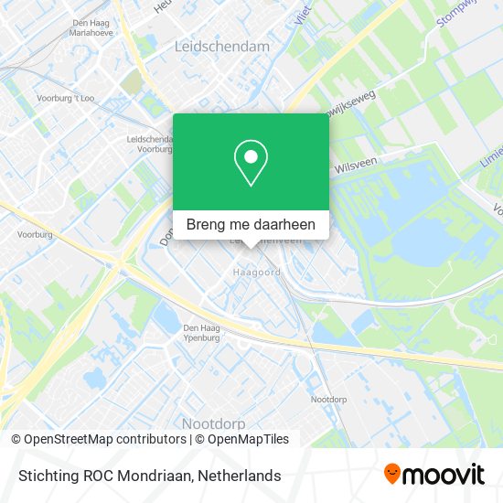 Stichting ROC Mondriaan kaart