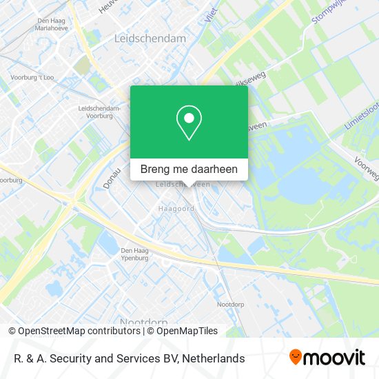 R. & A. Security and Services BV kaart