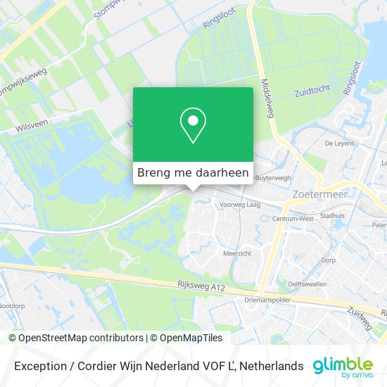 Exception / Cordier Wijn Nederland VOF L' kaart