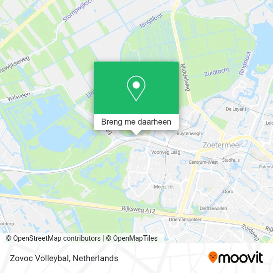 Zovoc Volleybal kaart