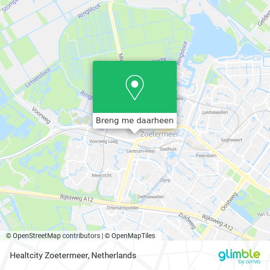 Healtcity Zoetermeer kaart