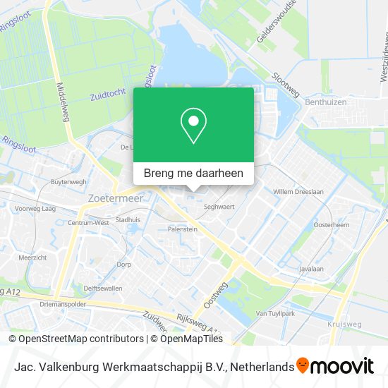 Jac. Valkenburg Werkmaatschappij B.V. kaart