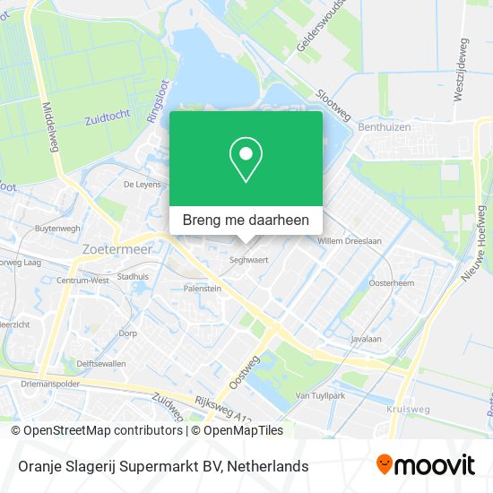 Oranje Slagerij Supermarkt BV kaart