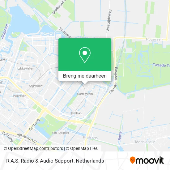 R.A.S. Radio & Audio Support kaart