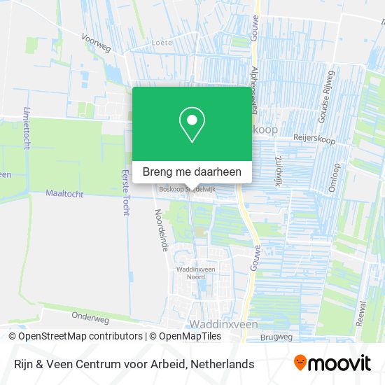 Rijn & Veen Centrum voor Arbeid kaart