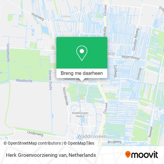 Herk Groenvoorziening van kaart