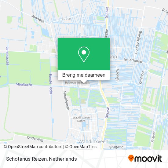 Schotanus Reizen kaart