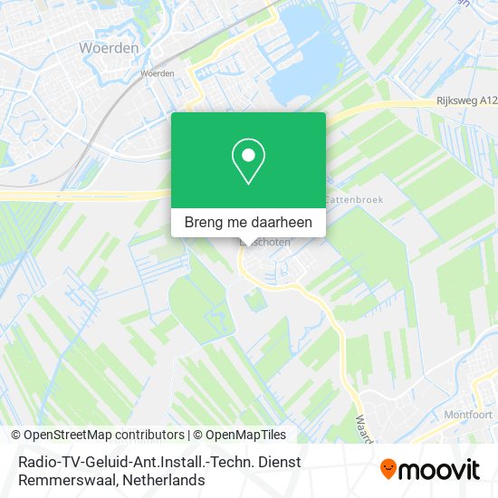 Radio-TV-Geluid-Ant.Install.-Techn. Dienst Remmerswaal kaart
