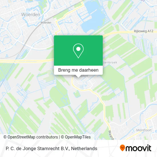 P. C. de Jonge Stamrecht B.V. kaart