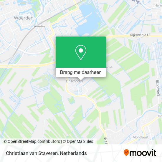 Christiaan van Staveren kaart