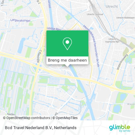 Bcd Travel Nederland B.V. kaart