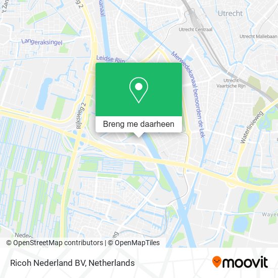 Ricoh Nederland BV kaart