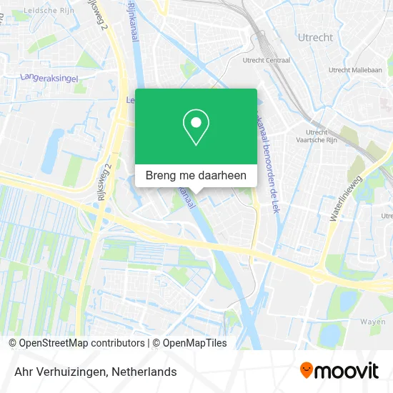 Ahr Verhuizingen kaart