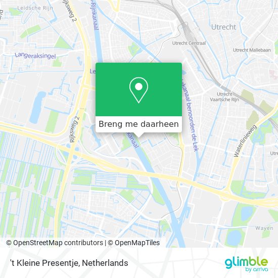 't Kleine Presentje kaart