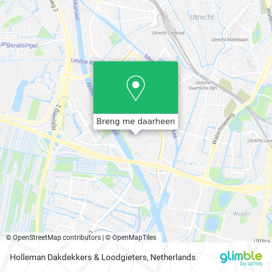 Holleman Dakdekkers & Loodgieters kaart