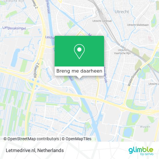 Letmedrive.nl kaart