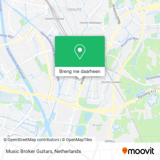 Music Broker Guitars kaart