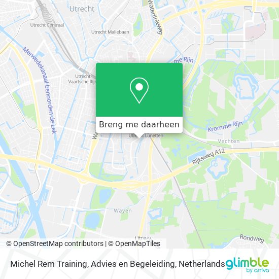 Michel Rem Training, Advies en Begeleiding kaart