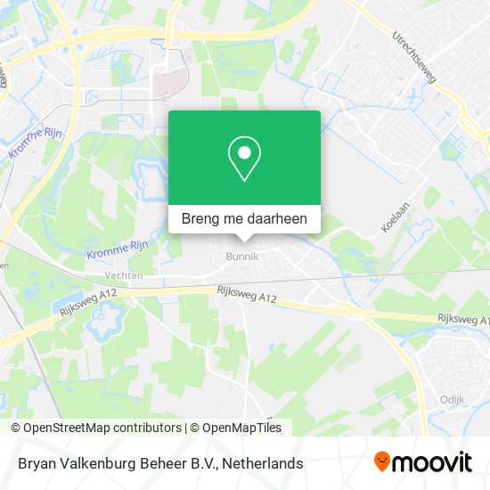 Bryan Valkenburg Beheer B.V. kaart