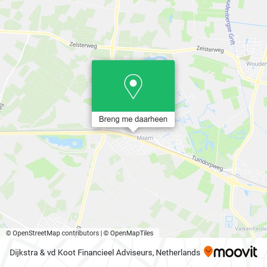 Dijkstra & vd Koot Financieel Adviseurs kaart